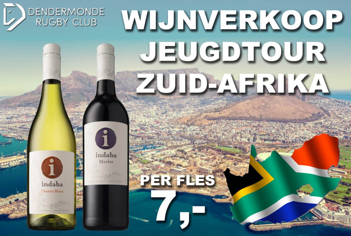 Wijnverkoop jeugdtour Zuid-Afrika