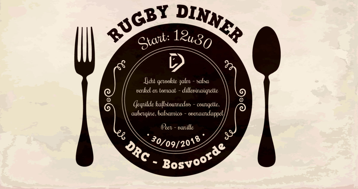Rugby Diner 30/09/18 : DRC-Bosvoorde